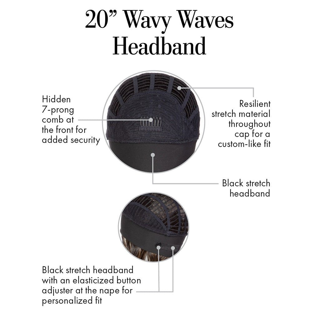 20IN Wavy Waves headband by Kim Kimble