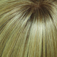 Top Form 6-8" Human Hair Addition (Renau Colors) by Jon Renau | 100% Remy Human Hair Piece (Monofilament Base)