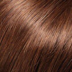 Top Form 6-8" Human Hair Addition (Renau Colors) by Jon Renau | 100% Remy Human Hair Piece (Monofilament Base)