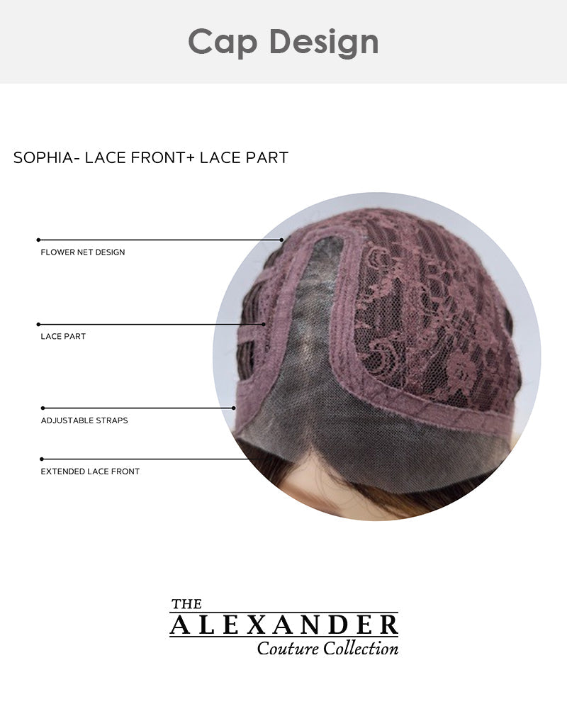 Sophia Wig by Rene of Paris | Lace Front + Partial Monofilament (Heat Friendly Synthetic)