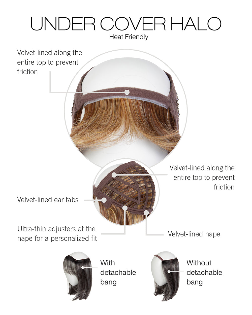 Under Cover Halo Wig by Gabor | Lace Front (Mono)