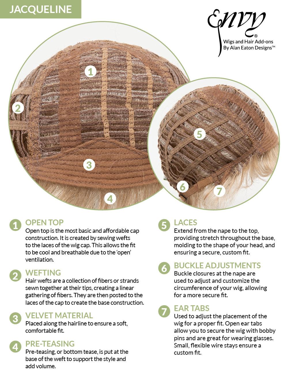 Jacqueline Wig by Envy | Synthetic (Open Top) - Ultimate Looks