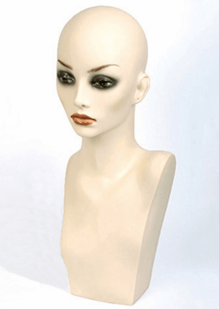 Unbreakable Fashion Mannequin Head by HairUWear