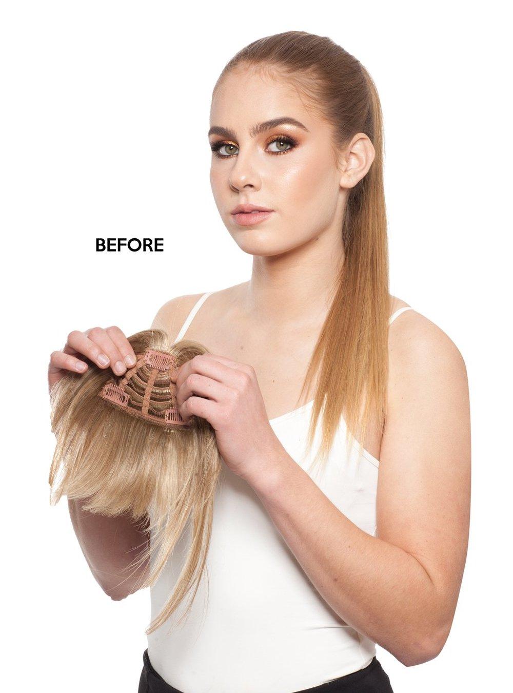 313F H Add-on, 3 clips by WIGPRO: Human Hair Piece - Ultimate Looks