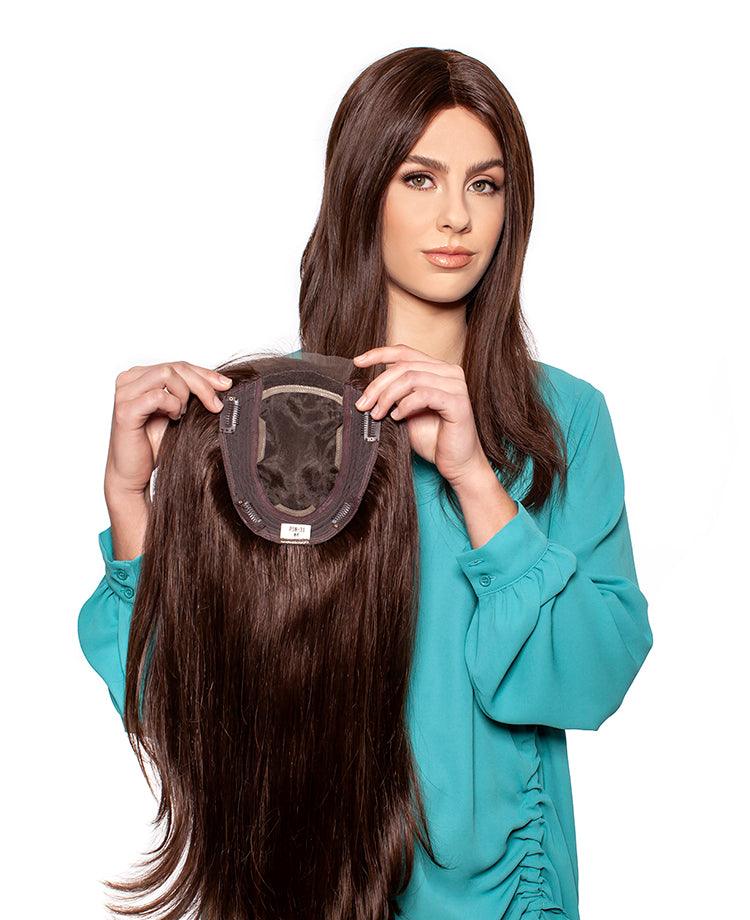 321 Natural Topper by WIGPRO: Human Hair Piece - Ultimate Looks