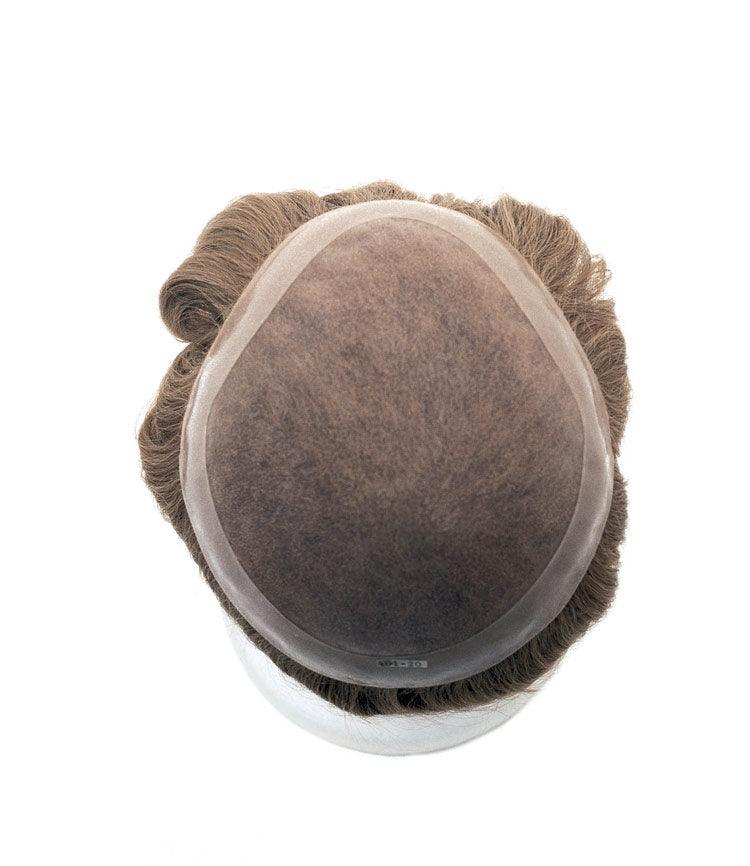 401 Men's System H by WIGPRO: Mono-top Human Hair Topper - Ultimate Looks