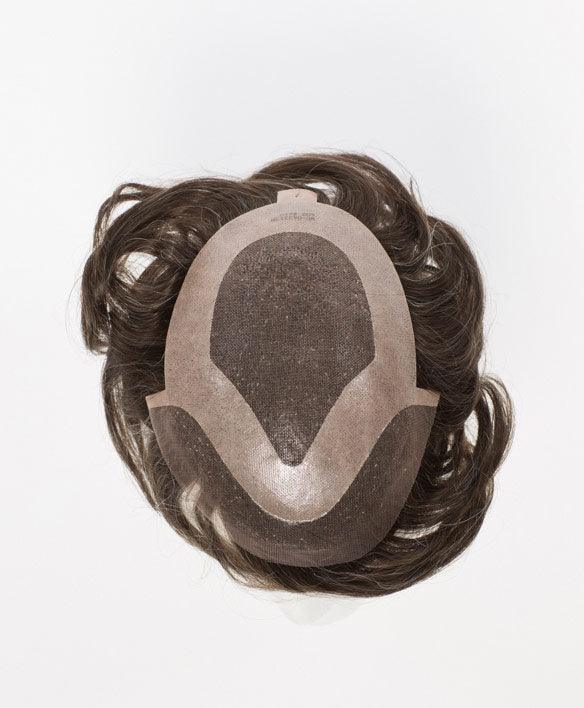 402 Mens System H by WIGPRO: Mono-Top Human Hair Topper - Ultimate Looks