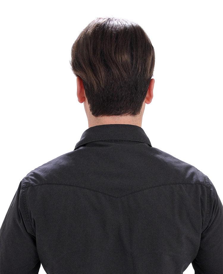402 Mens System H by WIGPRO: Mono-Top Human Hair Topper - Ultimate Looks