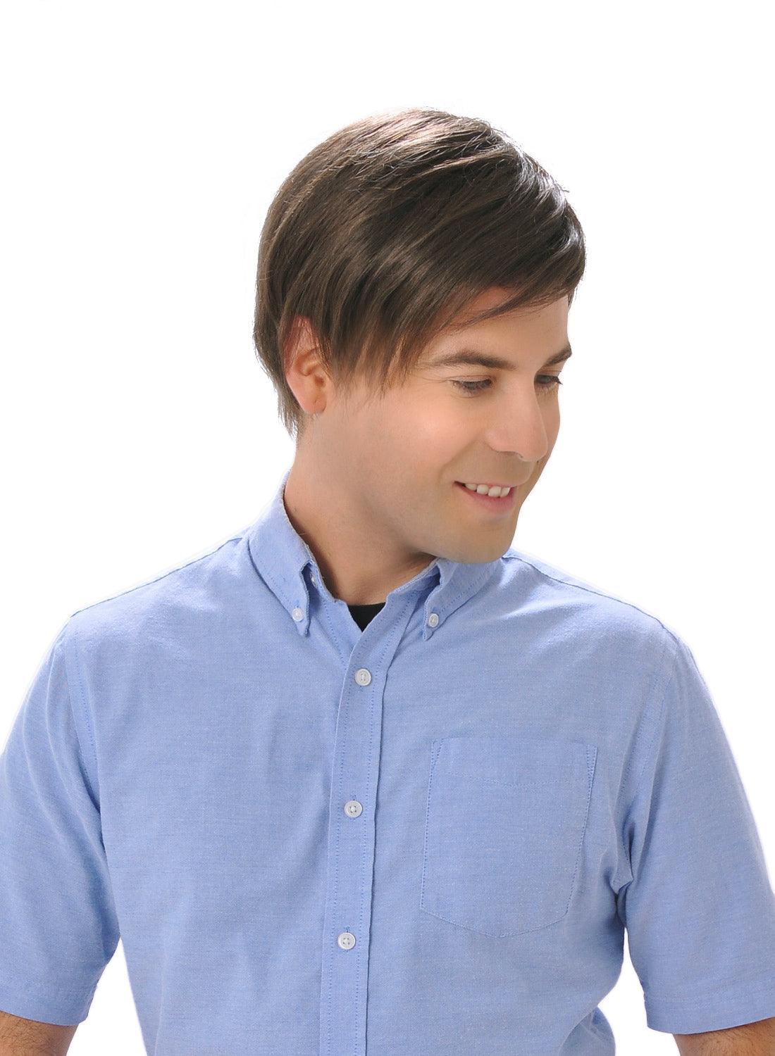 404 Nanoskin Free Style Mens Human Hair Topper by WIGPRO - Ultimate Looks