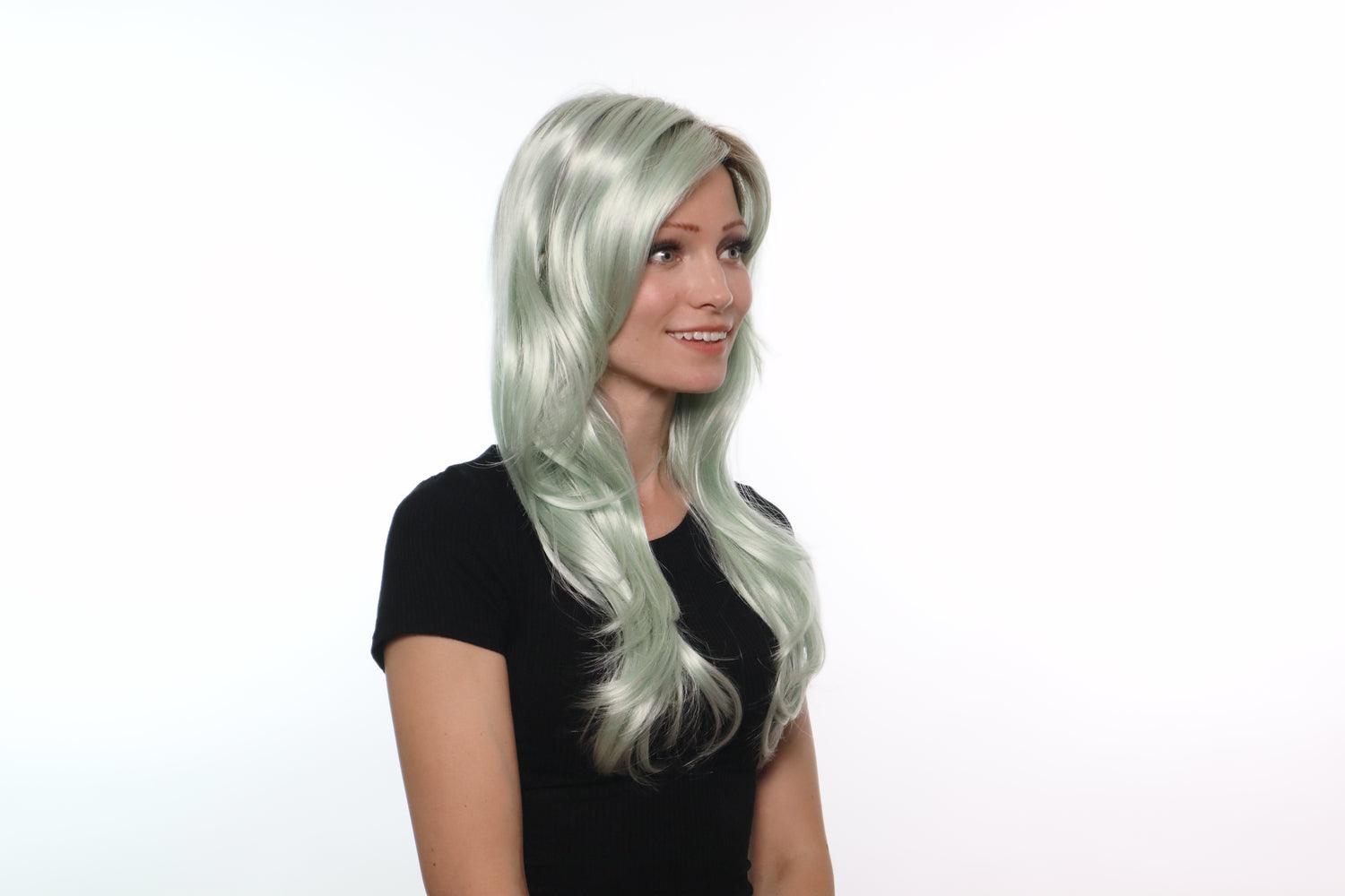 Angelica Partial Mono Wig by Noriko | Synthetic (Traditional Cap) - Ultimate Looks