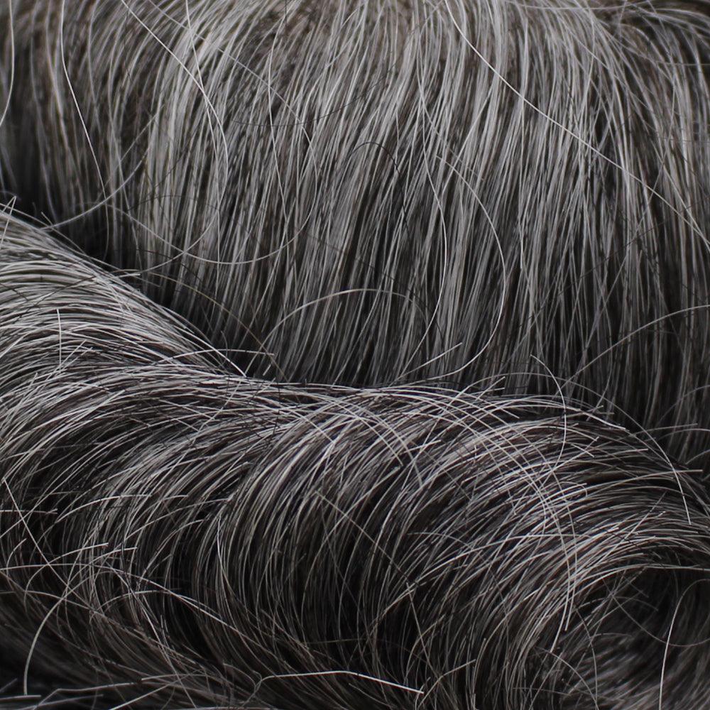 401 Men's System H by WIGPRO: Mono-top Human Hair Topper - Ultimate Looks