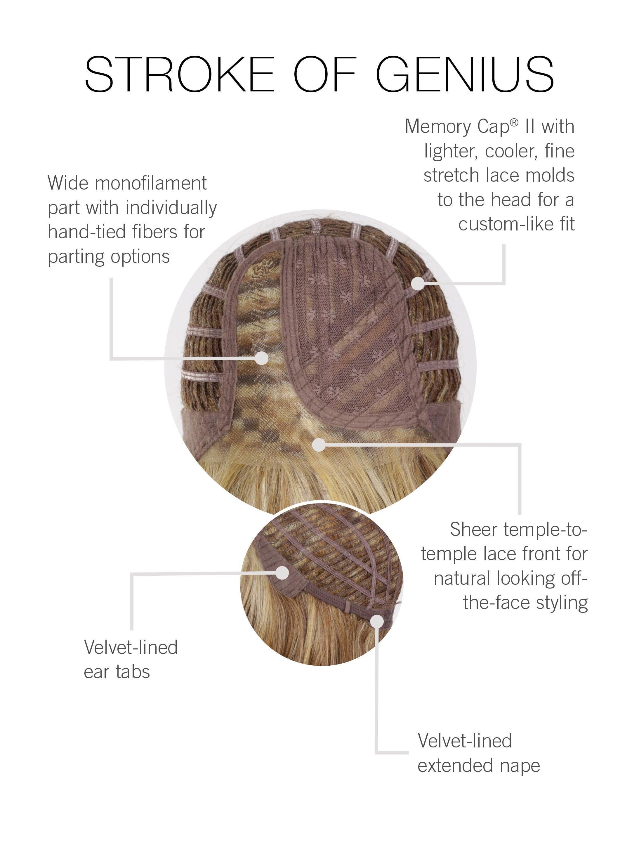 Stroke of Genius Wig by Raquel Welch | Heat Friendly Synthetic Curly Layered (Mono) - Ultimate Looks