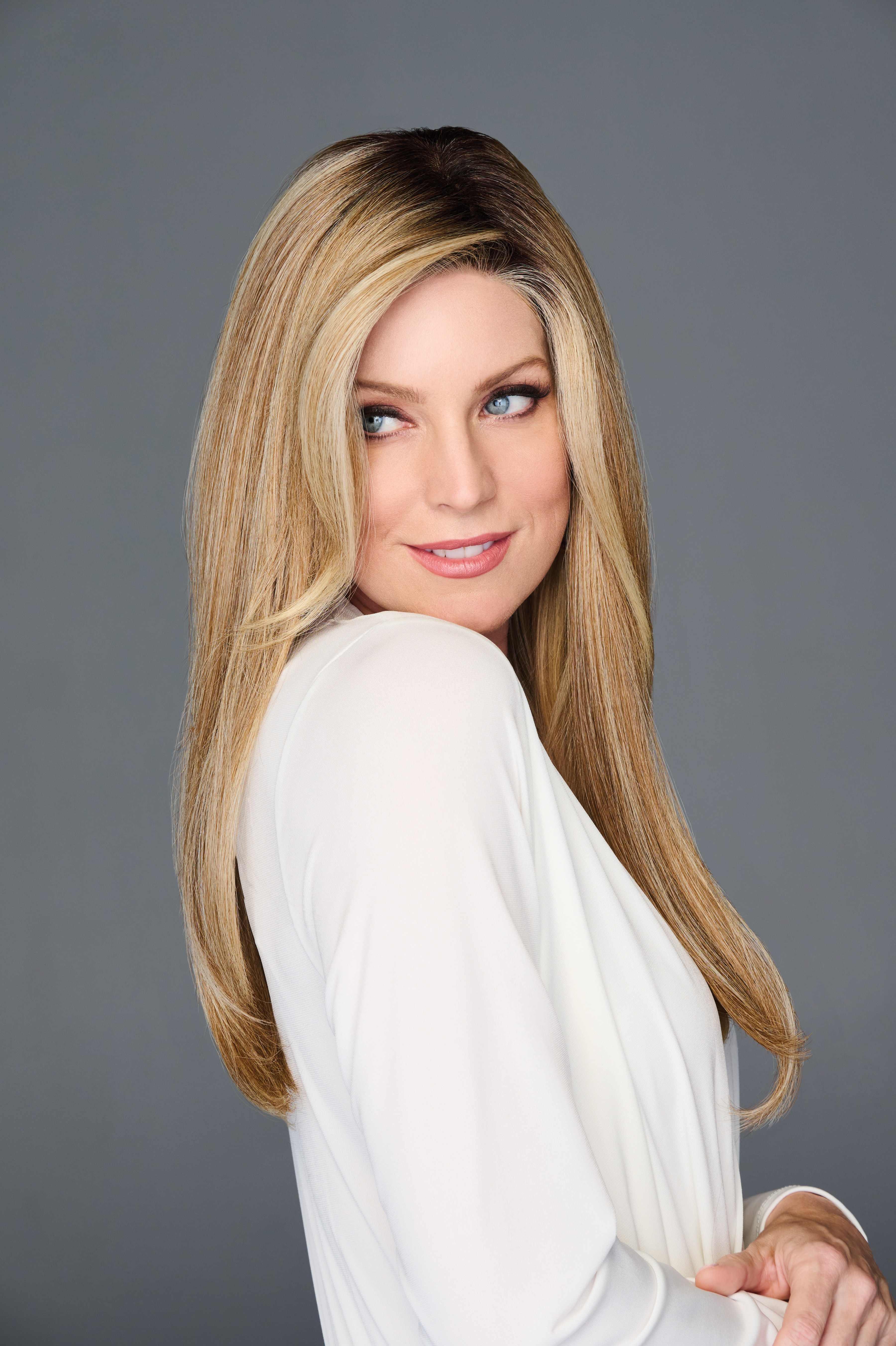 Top Billing 18" Hairpiece by Raquel Welch | Human Hair Lace Front (Mono) Topper - Ultimate Looks