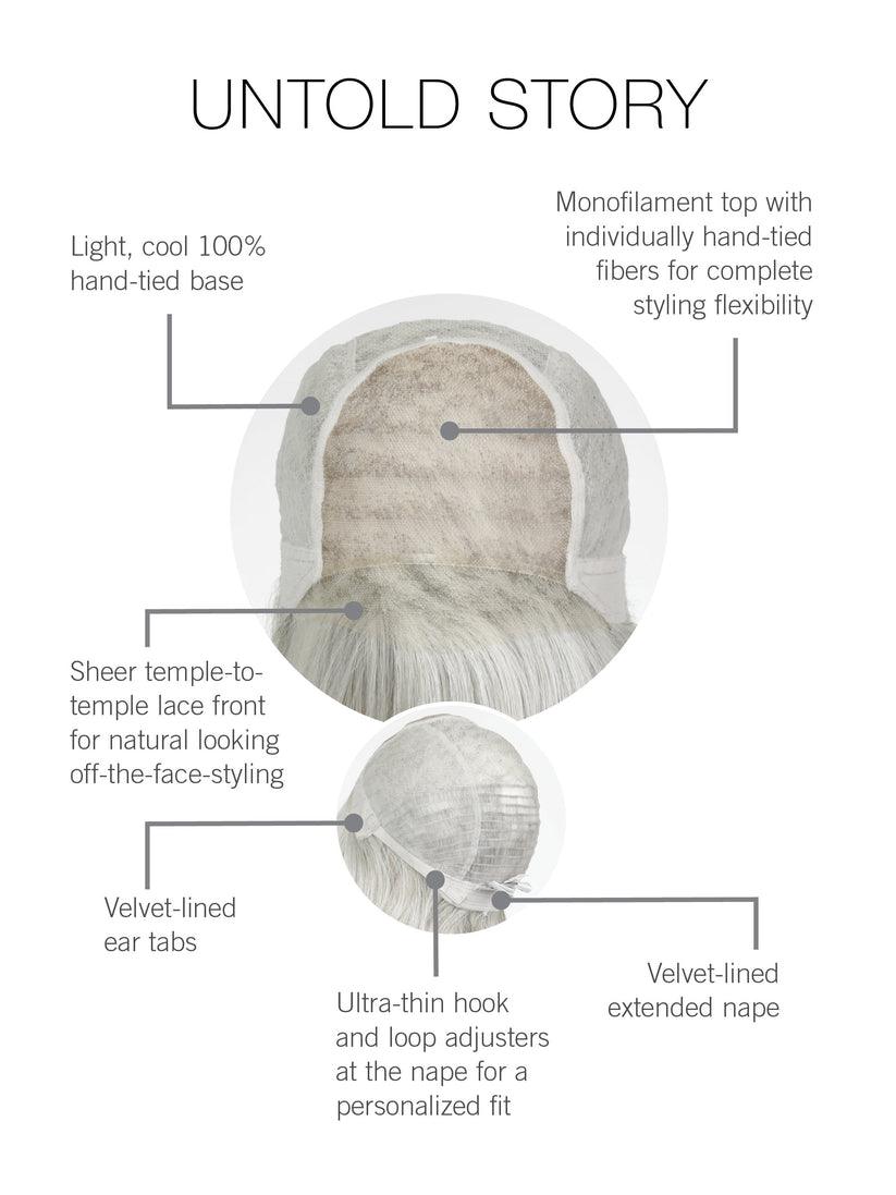 Untold Story Wig by Raquel Welch | 100% Hand Tied Synthetic Lace Front (Mono) - Ultimate Looks