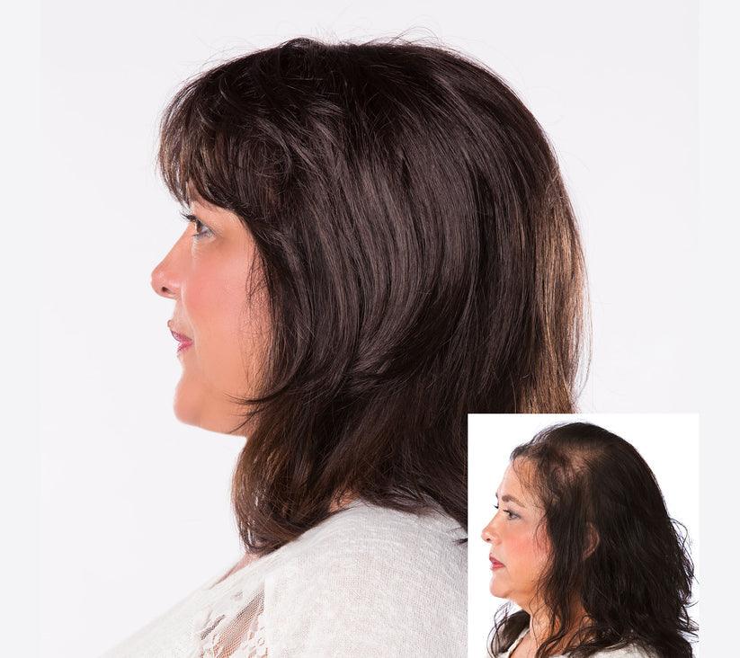 Faux Filler Straight Topper Hairpiece by Toni Brattin | Heat Friendly Synthetic - Ultimate Looks