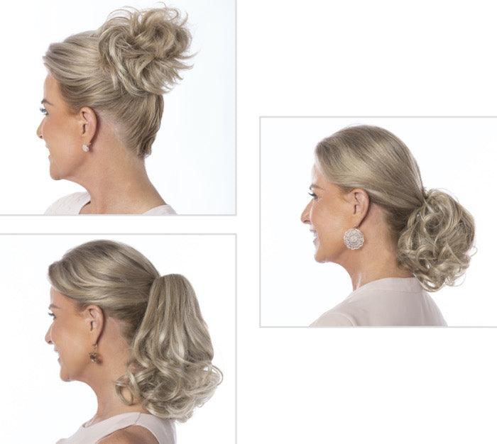 3-PC Hairpiece Kit by Toni Brattin | Heat Friendly Synthetic