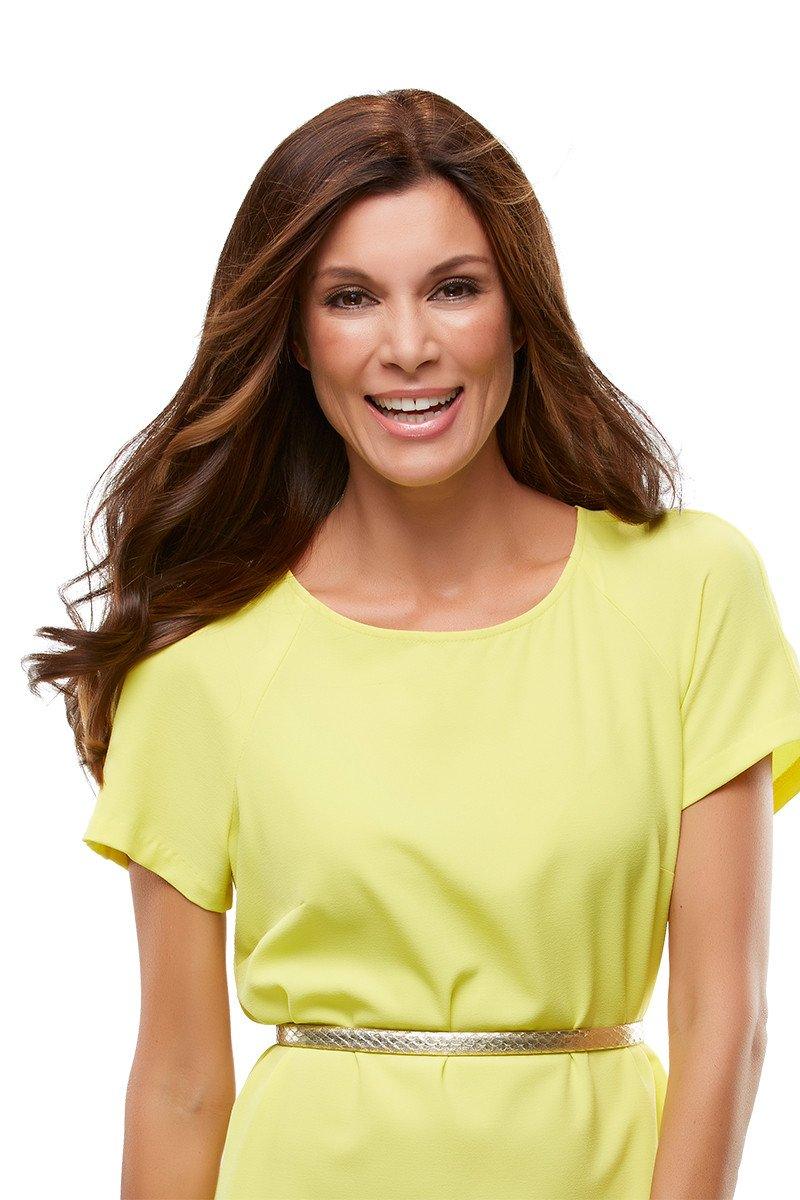 Top Form 18" Human Hair Addition (Renau Colors) by Jon Renau | 100% Remy Human Hair Piece (Monofilament Base) - Ultimate Looks