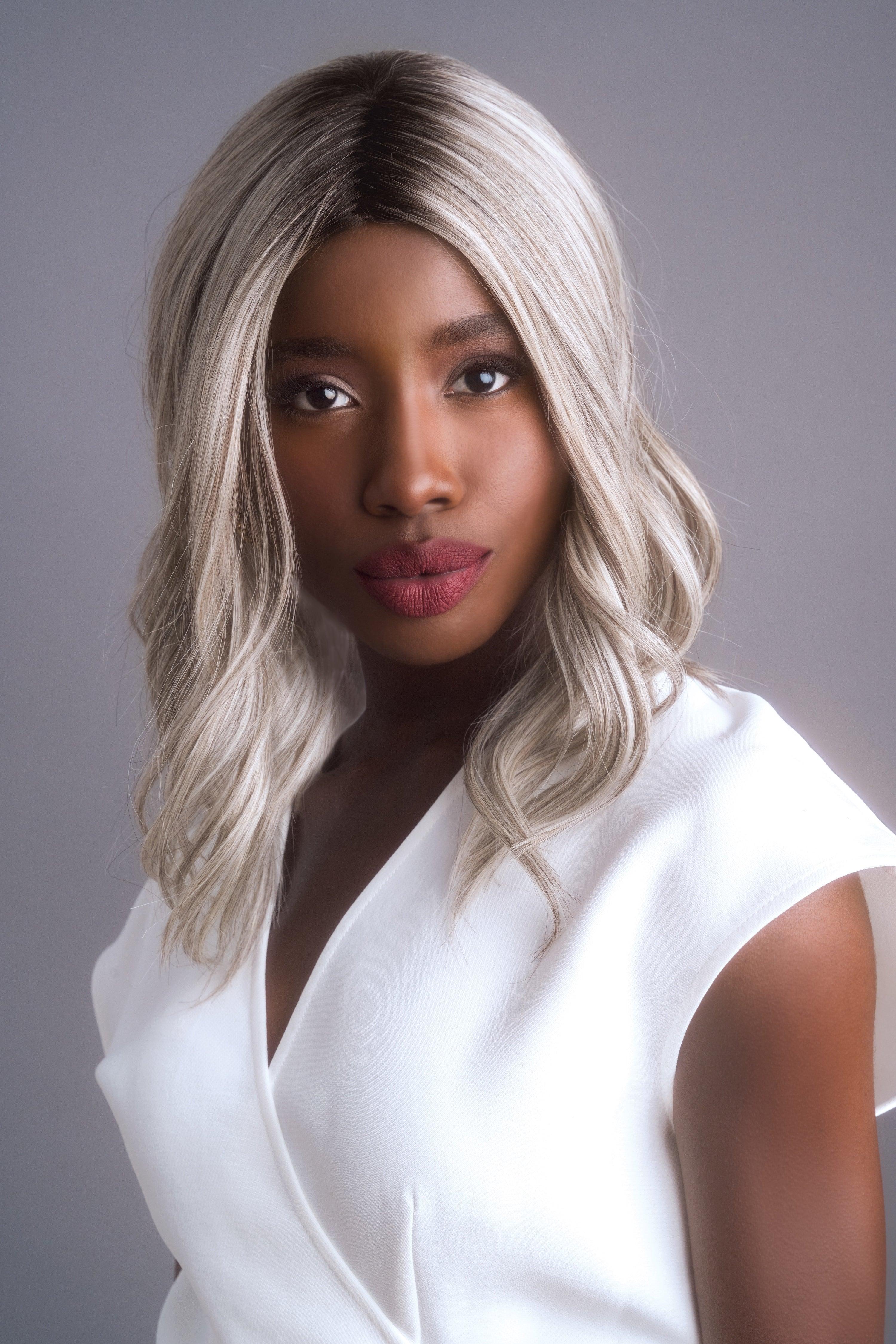 High Heat Mid Wavy Topper by Rene of Paris | Heat Friendly Synthetic - Ultimate Looks