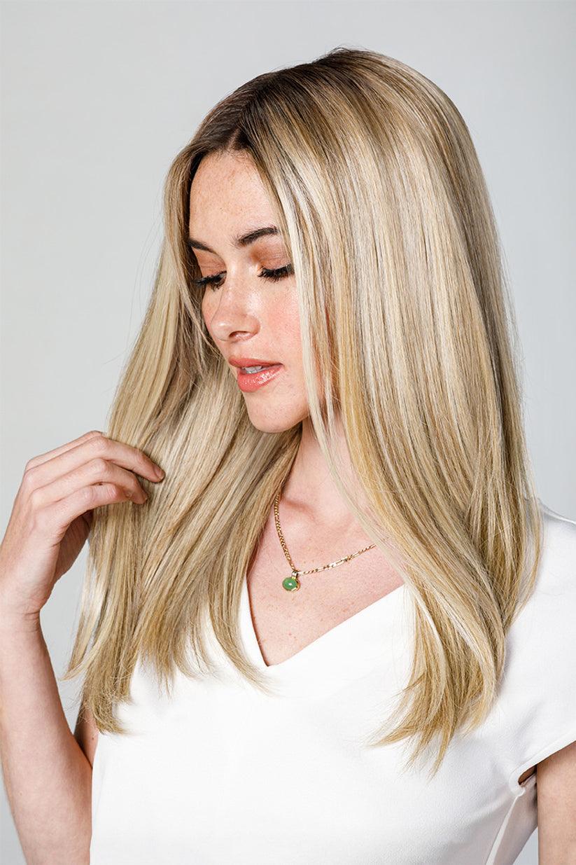 18" easiPart HD Hairpiece by easiHair | Synthetic (Single Mono) - Ultimate Looks