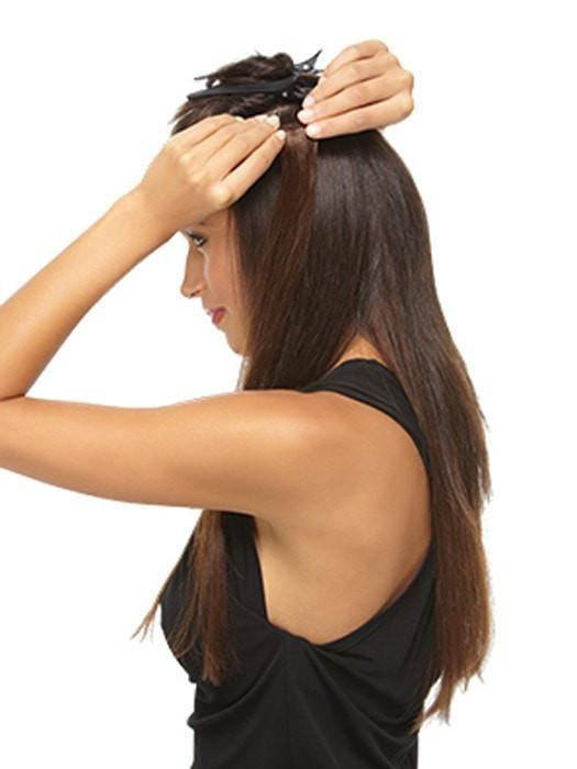 18" 8pc Wavy Extension Kit Hairpiece by Hairdo | Heat Friendly Synthetic | Clearance Sale - Ultimate Looks