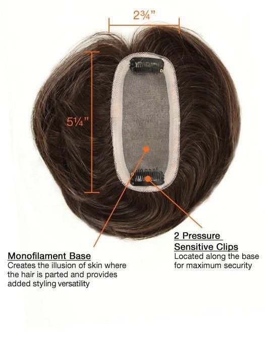 Human Hair Clip-In Bangs by Raquel Welch | (Hand Knotted Monofilament Base) - Ultimate Looks