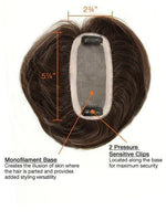 Human Hair Clip-In Bangs by Raquel Welch | (Hand Knotted Monofilament Base) - Ultimate Looks