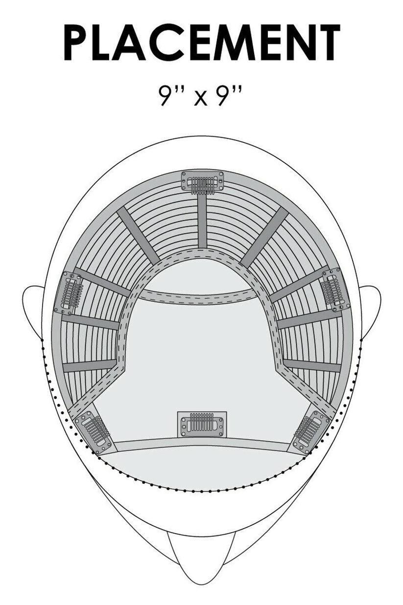 Top Smart Wavy 18" Hair Addition by Jon Renau | Synthetic Lace Front Hair Topper - Ultimate Looks