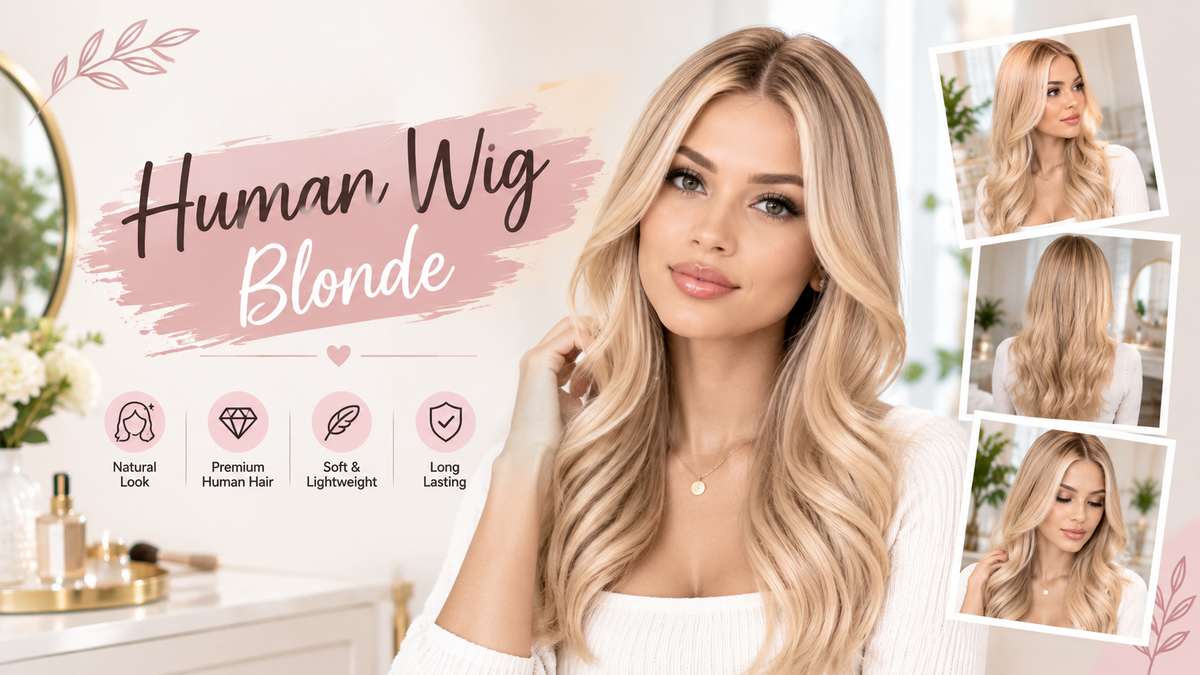 Human Wig Blonde: How to Choose, Style, and Care for Blonde Human Hair Wigs