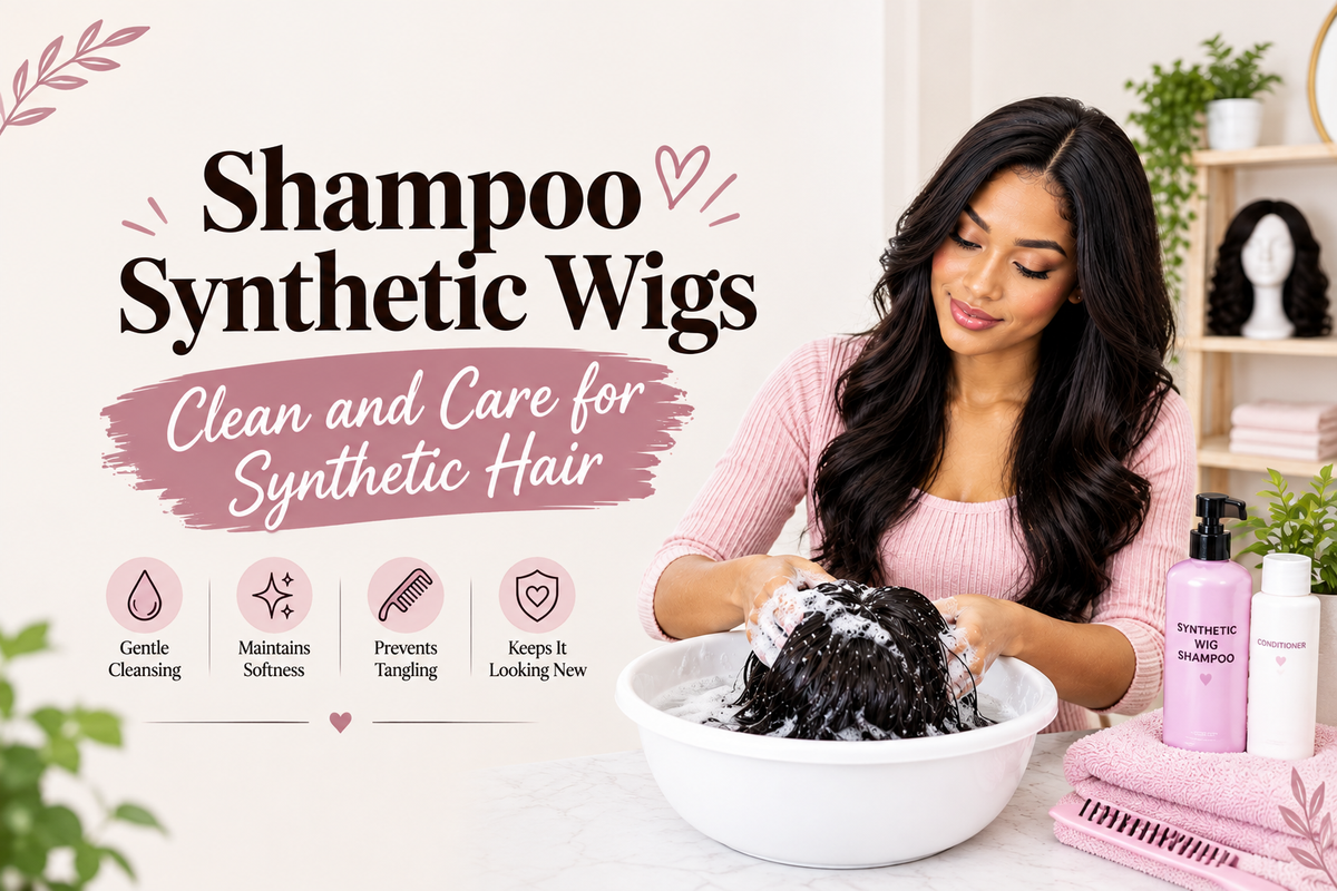 Shampoo Synthetic Wigs: How to Clean and Care for Synthetic Hair