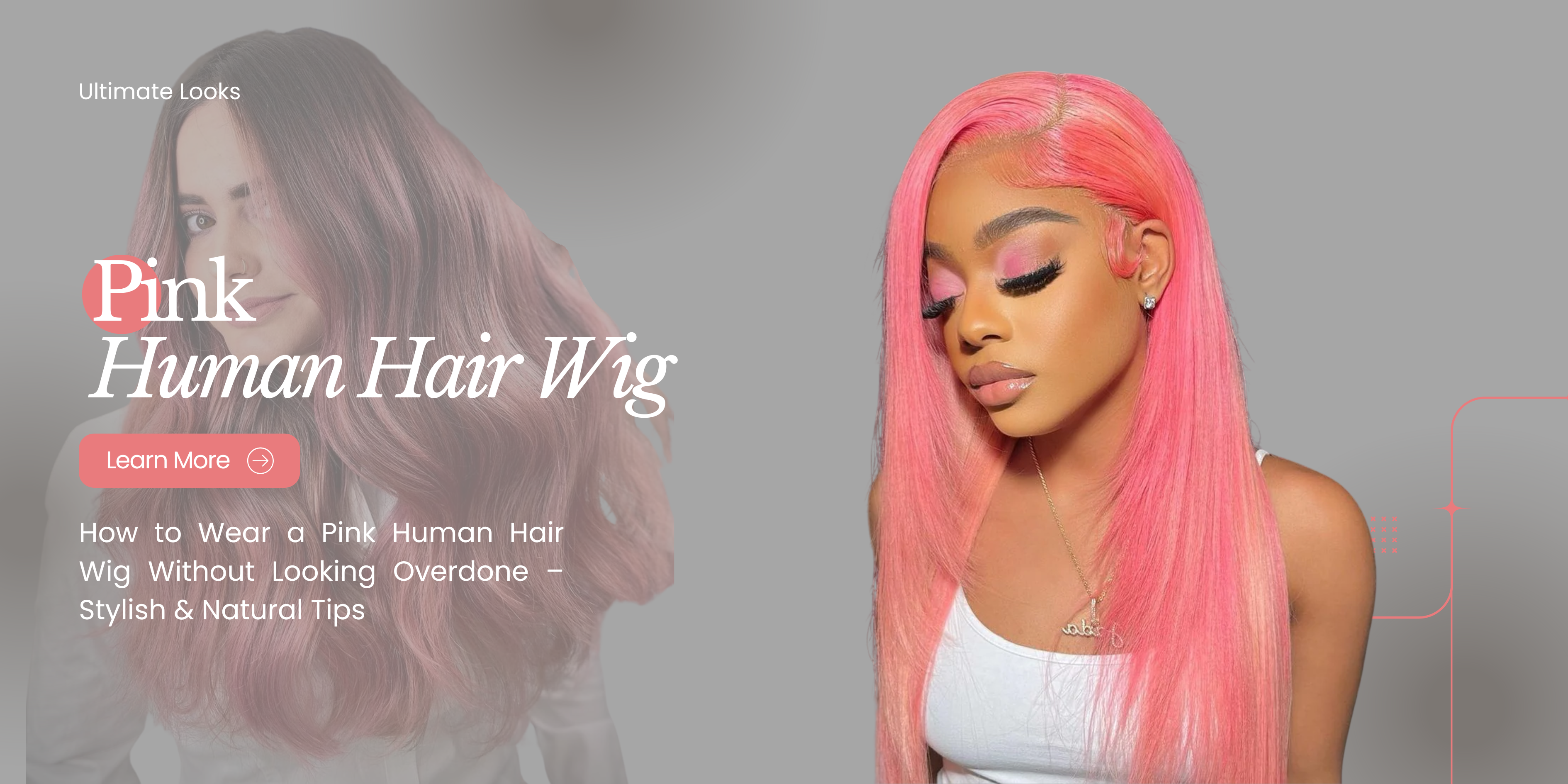 How to Wear a Pink Human Hair Wig Without Looking Overdone – Stylish & Natural Tips