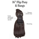 16IN Flip Pony & Bangs by Kim Kimble