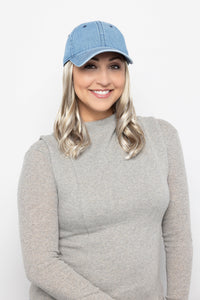 Denim Wavy Hat By Henry Margu