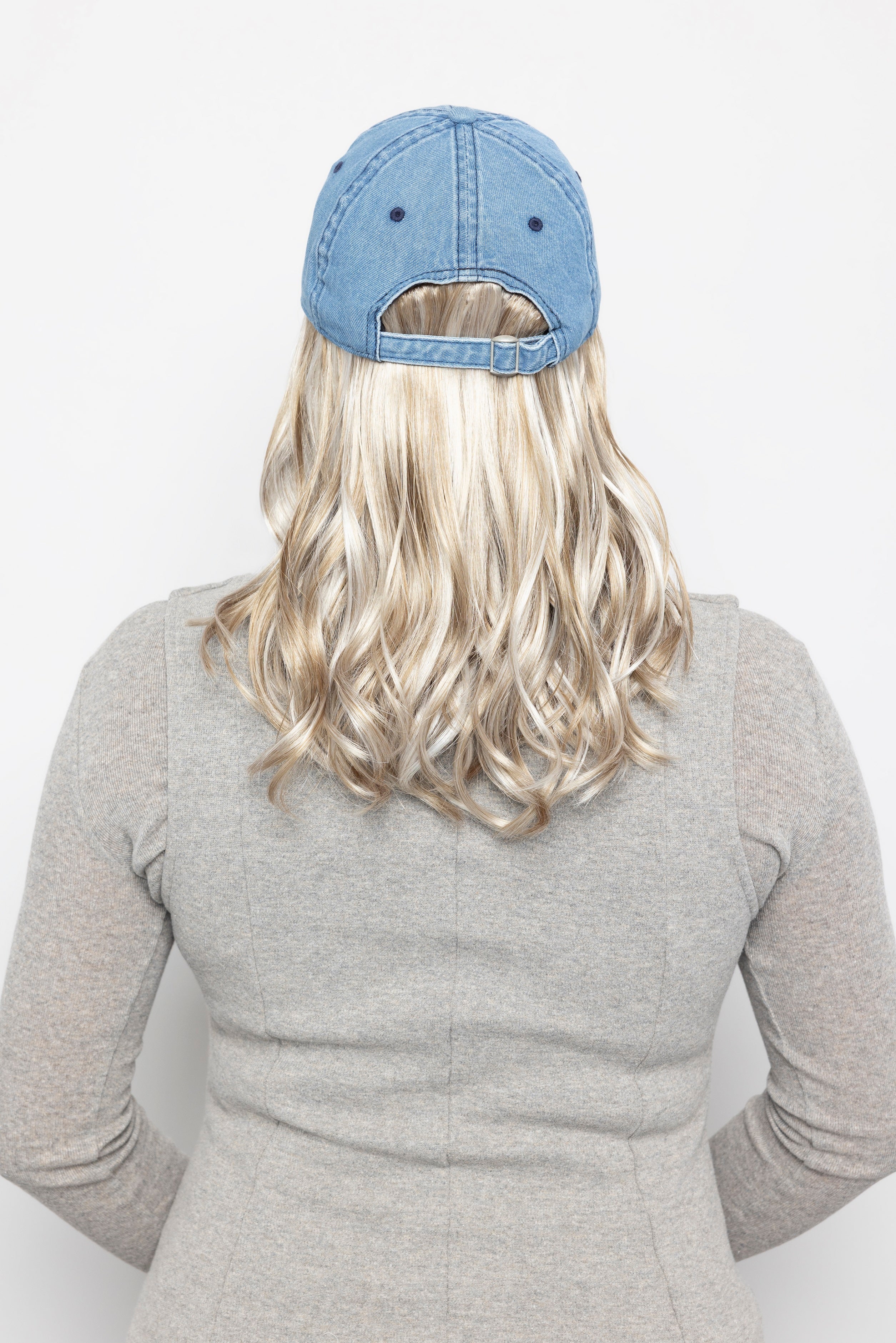 Denim Wavy Hat By Henry Margu