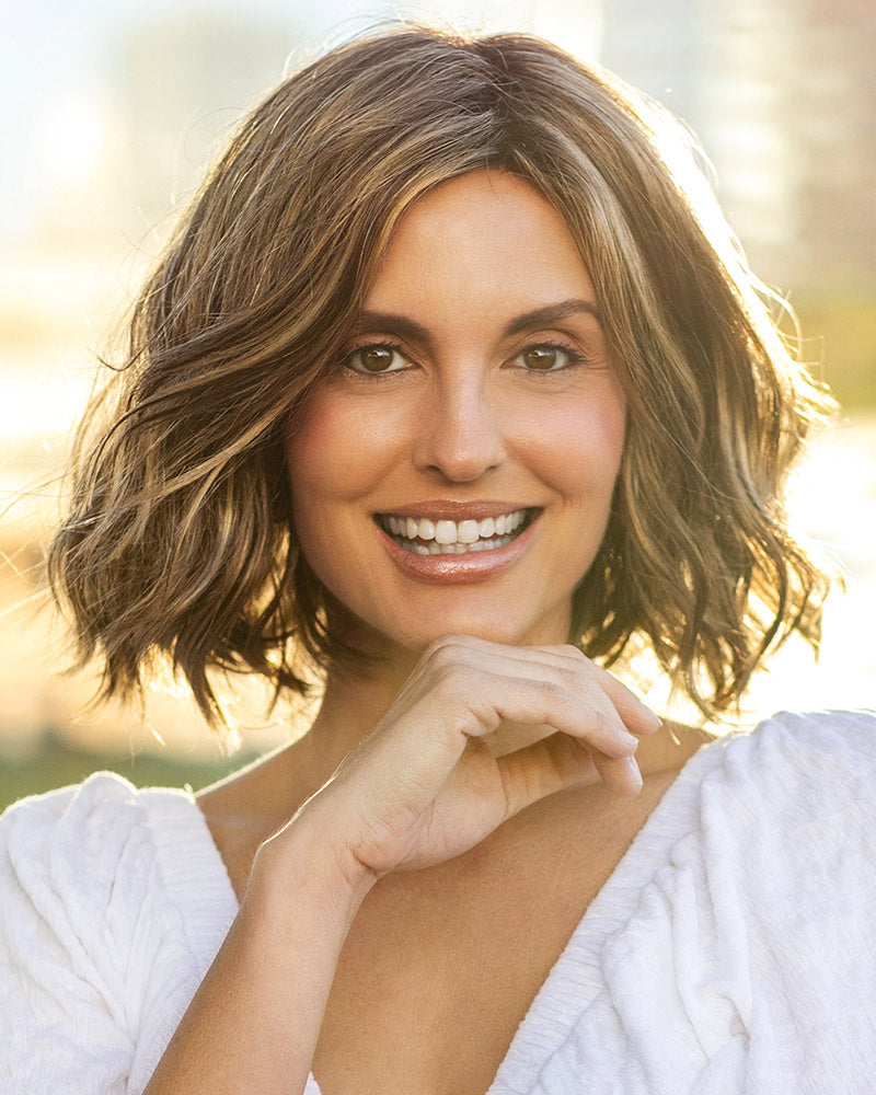 Charlotte Large Wig by Envy | Synthetic Lace Front Mono Part Wefted