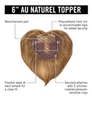 6" AU Naturel Topper by Hairdo | Heat Friendly Synthetic