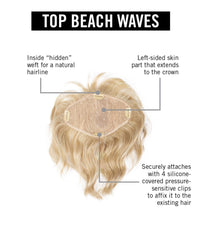 Top Beach Waves Topper by Hairdo | Synthetic Hair