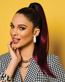 21″ Straight Claw Clip Pony by Kim Kimble | Synthetic