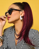 21″ Straight Claw Clip Pony by Kim Kimble | Synthetic