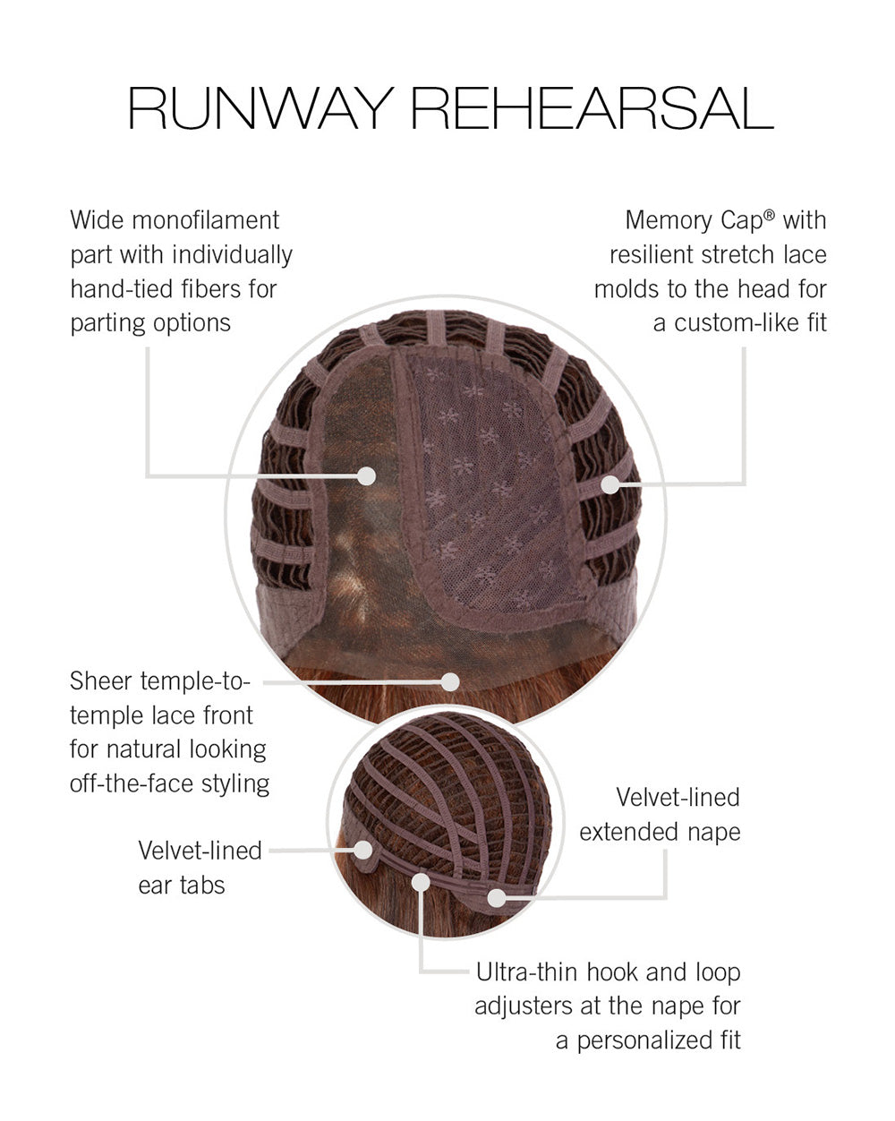 Runway Rehearsal Topper by Raquel Welch | Lace Front (Monofilament)