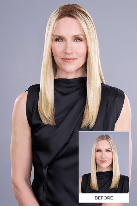 Top Trend Lace HD Straight 18" Topper by Jon Renau | Heat Friendly Synthetic