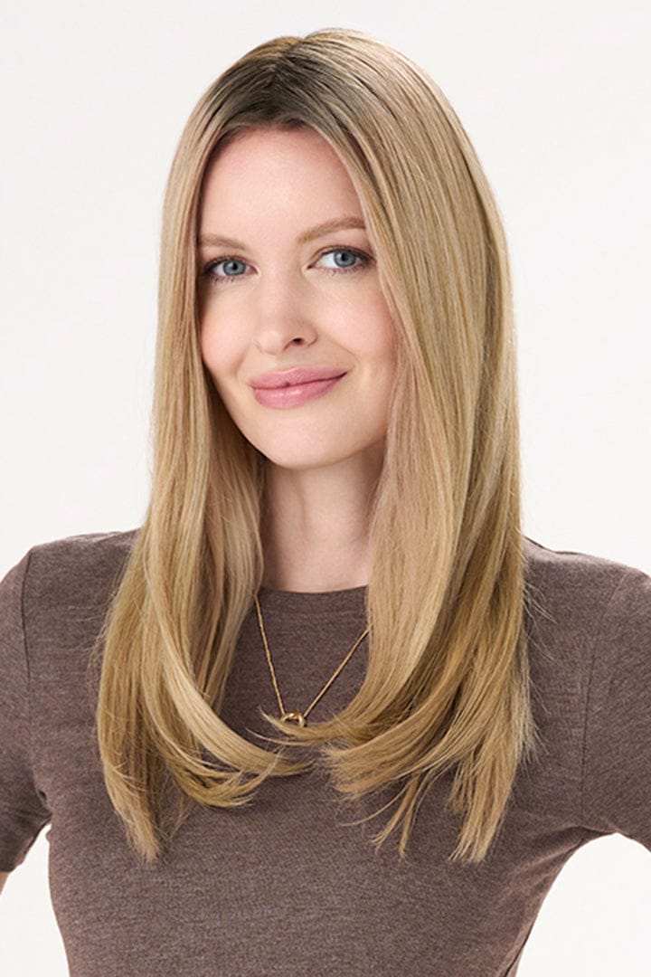 Barely There Straight 16" Topper by Envy | Synthetic