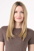 Barely There Straight 16" Topper by Envy | Synthetic