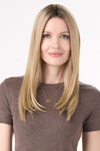 Barely There Straight 16" Topper by Envy | Synthetic