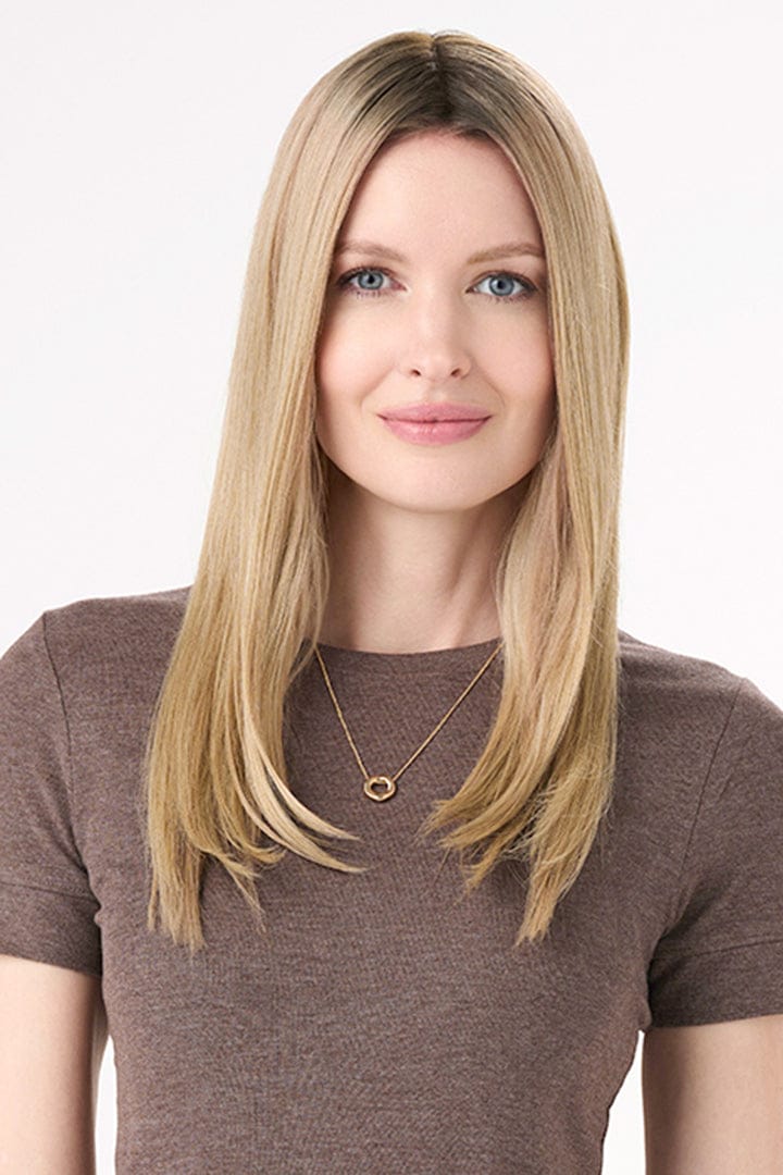 Barely There Straight 16" Topper by Envy | Synthetic