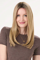 Barely There Straight 16" Topper by Envy | Synthetic