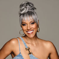 Sleek Style Bun And Bang by Kim Kimble