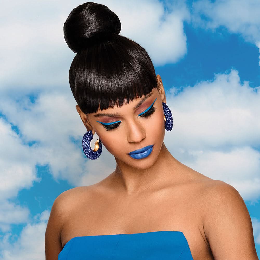 Sleek Style Bun And Bang by Kim Kimble