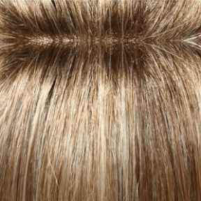Top This 16" HH (Renau Colors) | 100% Remy Human Hairpiece (Monofilament Base) - Ultimate Looks