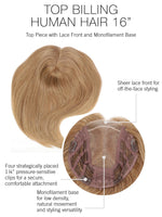 Top Billing 16" | Mono Part Lace Front (Human Hair) - Ultimate Looks
