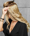 22" 4Pc Wavy Fineline Extension Kit Hairpiece by Hairdo | Synthetic (Mono Top) - Ultimate Looks